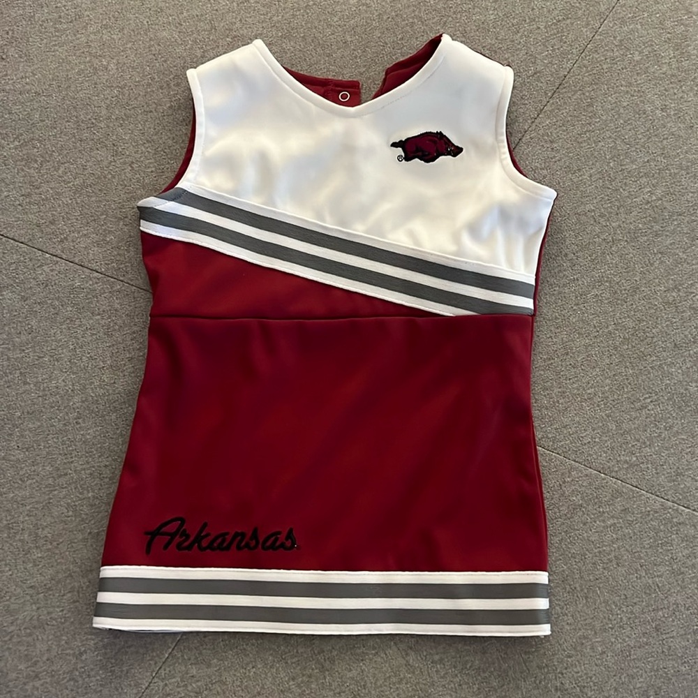 Arkansas Razorback Toddler Cheerleader Outfit